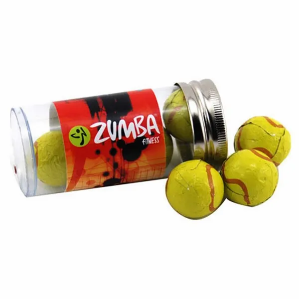 Tube with Choc Tennis Balls - TRB610 - Custom T-Shirt Today