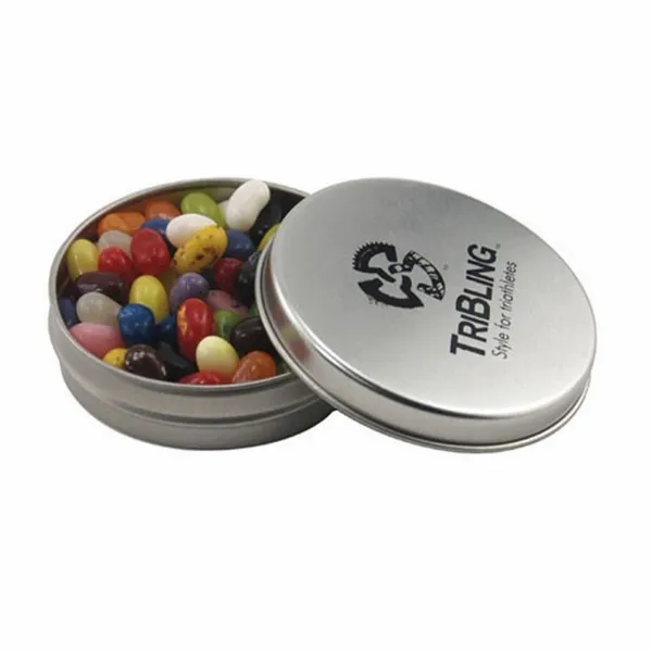 Round Tin with Jelly Bellies - SBF2900 - Custom T-Shirt Today