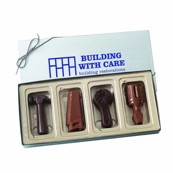 4 Chocolate Tools in a Gift Box - Custom T-Shirt Today