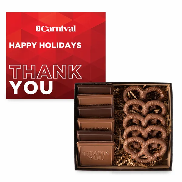 6 Piece Cookie and Confection Gift Box with Pretzels - CFBFC - Custom T-Shirt Today