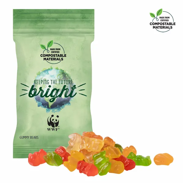 1oz ECO-Digibag, Compostable & Full Color, Gummy Bears - Custom T-Shirt Today