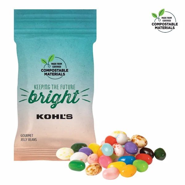 1oz ECO-Digibag, Compostable & Full Color, Gourmet Jelly Beans - Custom T-Shirt Today
