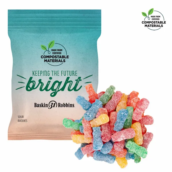 2oz ECO-Digibag, Compostable & Full Color, Sour Kids - Custom T-Shirt Today