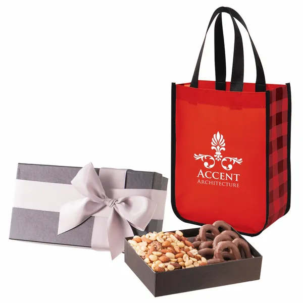 Executive Gift Set With Northwoods Laminated Non-Woven Tote Bag - Custom T-Shirt Today