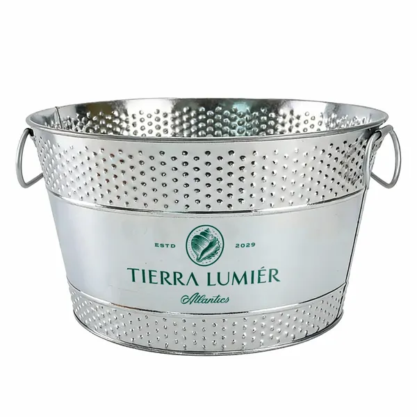 Galvanized Beverage & Ice Buckets