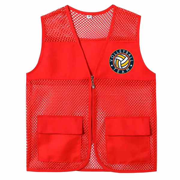 Breathable Mesh Vests with Zippers - Custom T-Shirt Today