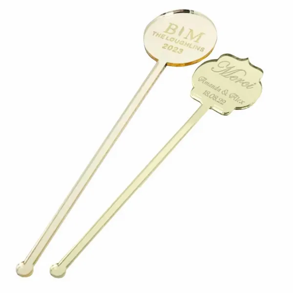 Metallic Acrylic Stir Sticks