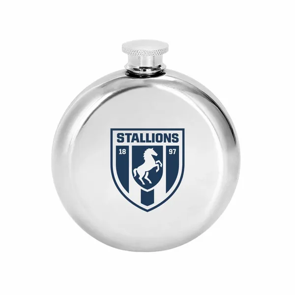 Round Hip Flasks - Custom T-Shirt Today
