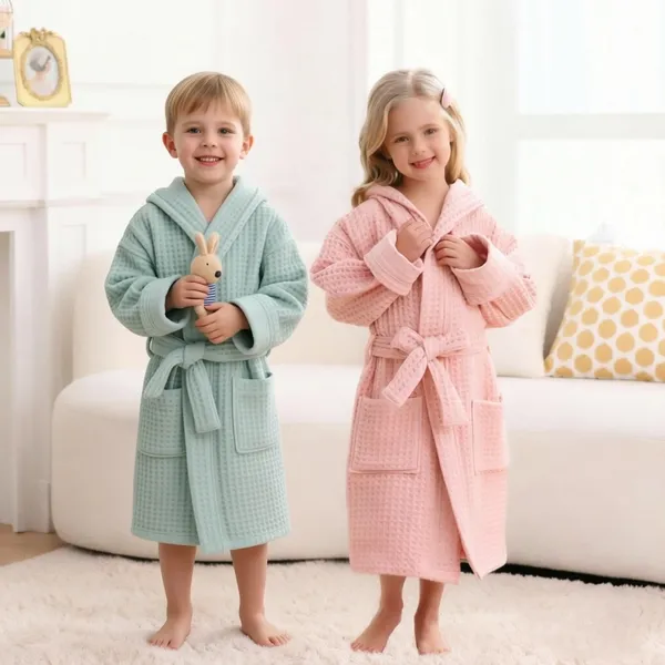 Custom Kids Waffle Robes - Custom T-Shirt Today