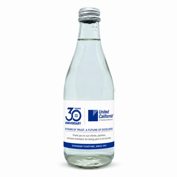 12 oz Glass Water Bottle (GLA12) - Custom T-Shirt Today