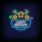 Star & Angles Happy Birthday Neon Sign - Custom T-Shirt Today
