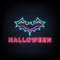 Halloween Neon Sign with Bat - Custom T-Shirt Today