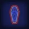 Vampire Coffin Neon Sign - Custom T-Shirt Today