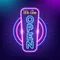 We are Open Vertical Neon Sign - Custom T-Shirt Today