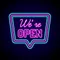 We're Open Neon Sign - Custom T-Shirt Today