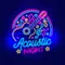 Acoustic Night Party Neon Sign - Custom T-Shirt Today