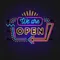 We Are Open Modern Neon Sign - Custom T-Shirt Today