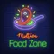Midtown Food Zone Neon Sign - Custom T-Shirt Today