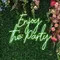 Enjoy The Party Neon Sign - Custom T-Shirt Today