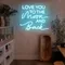 I Love You To The Moon And Back Neon Sign - Custom T-Shirt Today