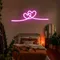 Infinity Heart Pink Neon Sign - Custom T-Shirt Today