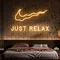 Nike Just Relax Neon Sign - Custom T-Shirt Today