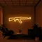 Cool Rifle Neon Sign - Custom T-Shirt Today