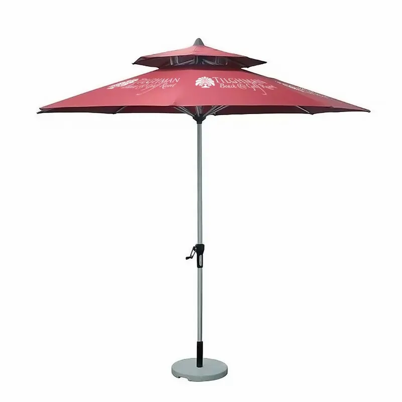Wood Market Umbrella - 9 ft - Custom T-Shirt Today
