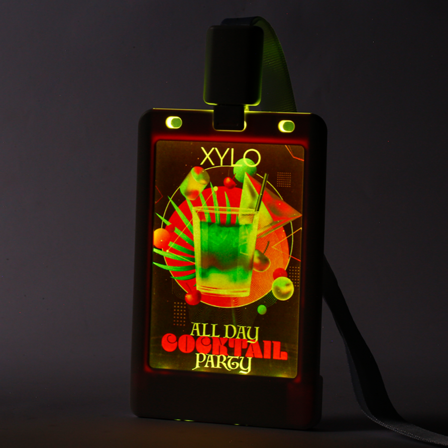 Glow Badge Holder - Custom T-Shirt Today