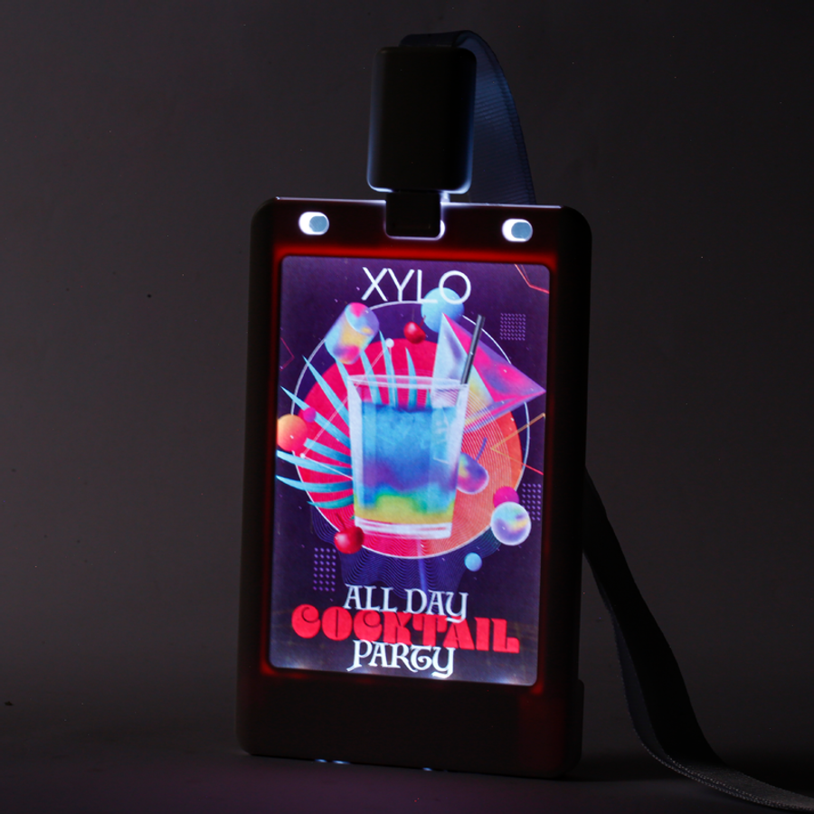 Glow Badge Holder - Custom T-Shirt Today