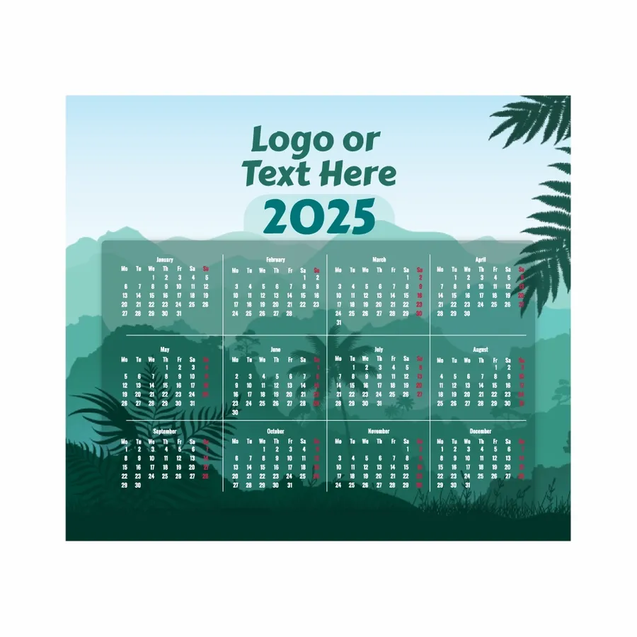 Nature Mouse Pad with Calendar - Custom T-Shirt Today