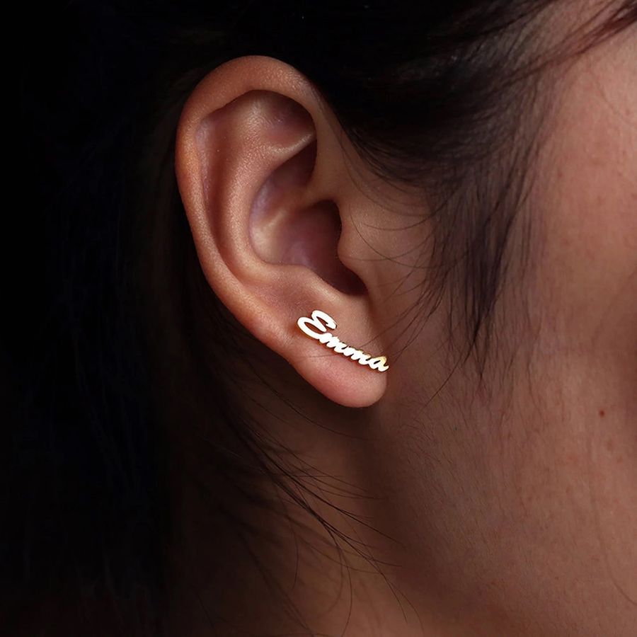 Die Struck Metal Earrings - Custom T-Shirt Today