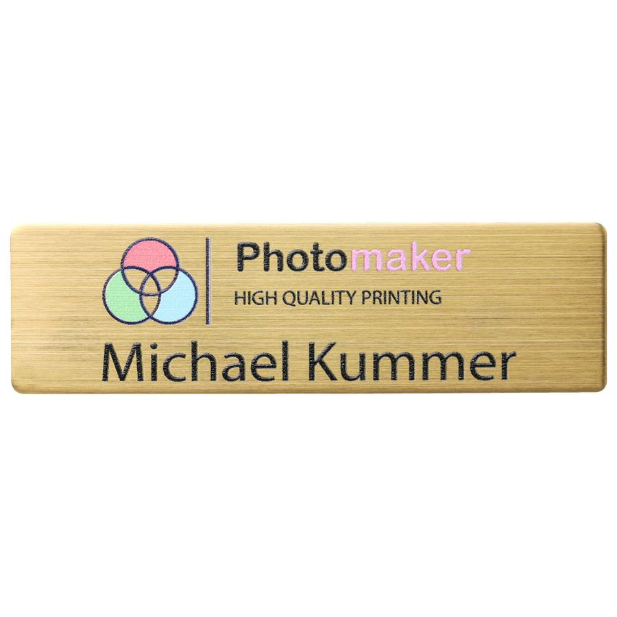 UV Printed Name Badges - Custom T-Shirt Today