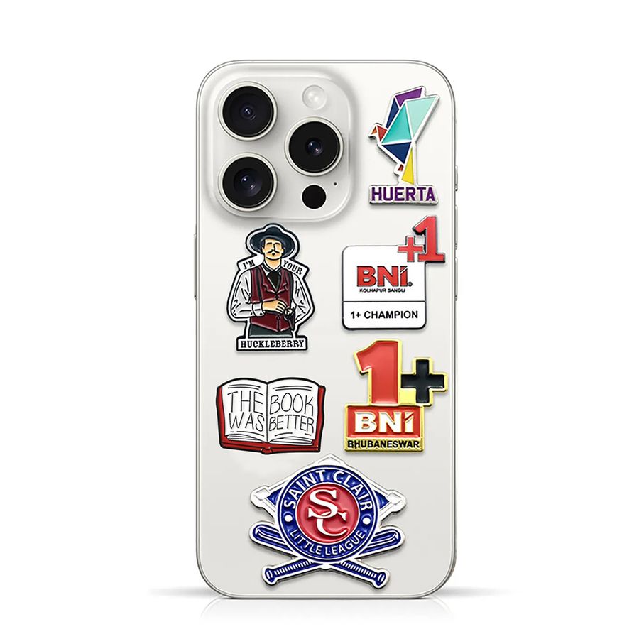 Soft Enamel Metal Sticker - Custom T-Shirt Today