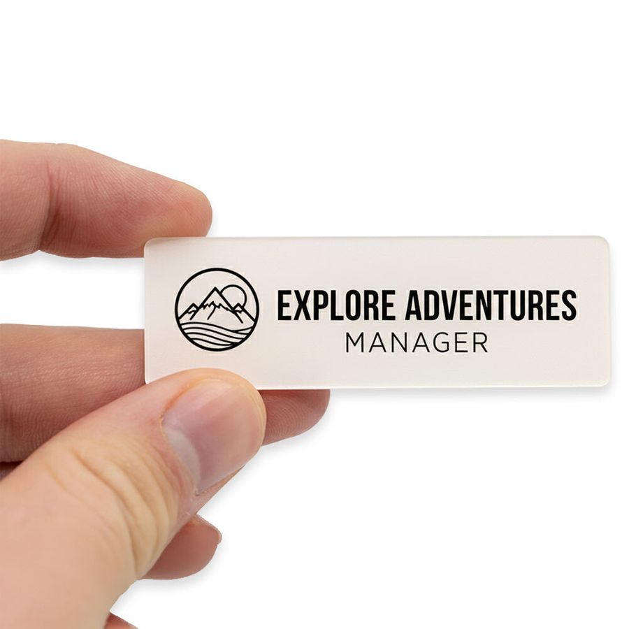 Acrylic Name Badges - Custom T-Shirt Today