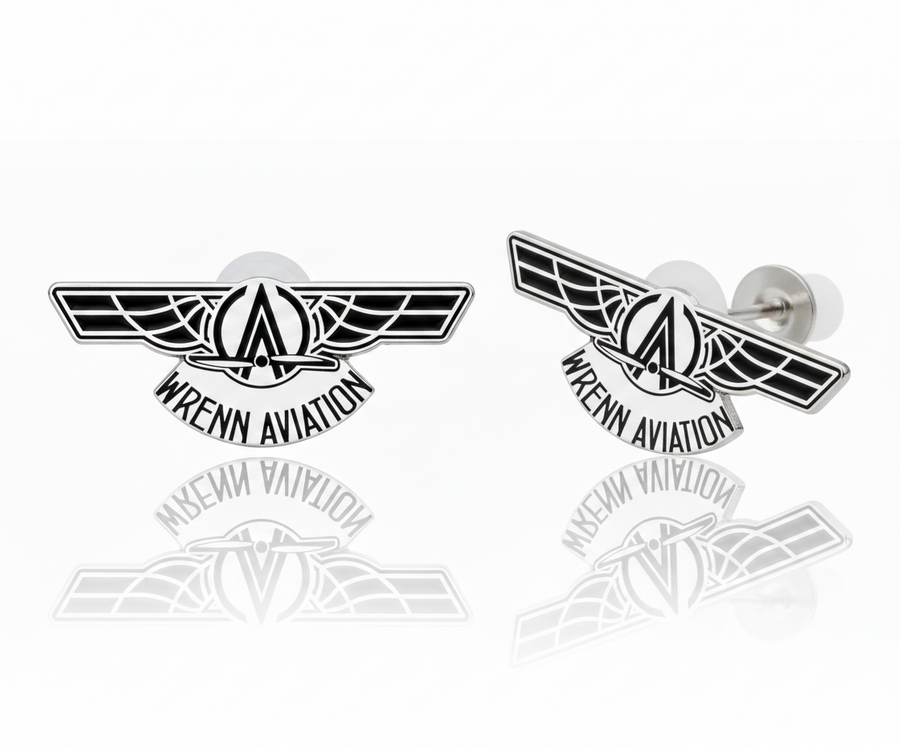 Hard Enamel Metal Earrings - Custom T-Shirt Today