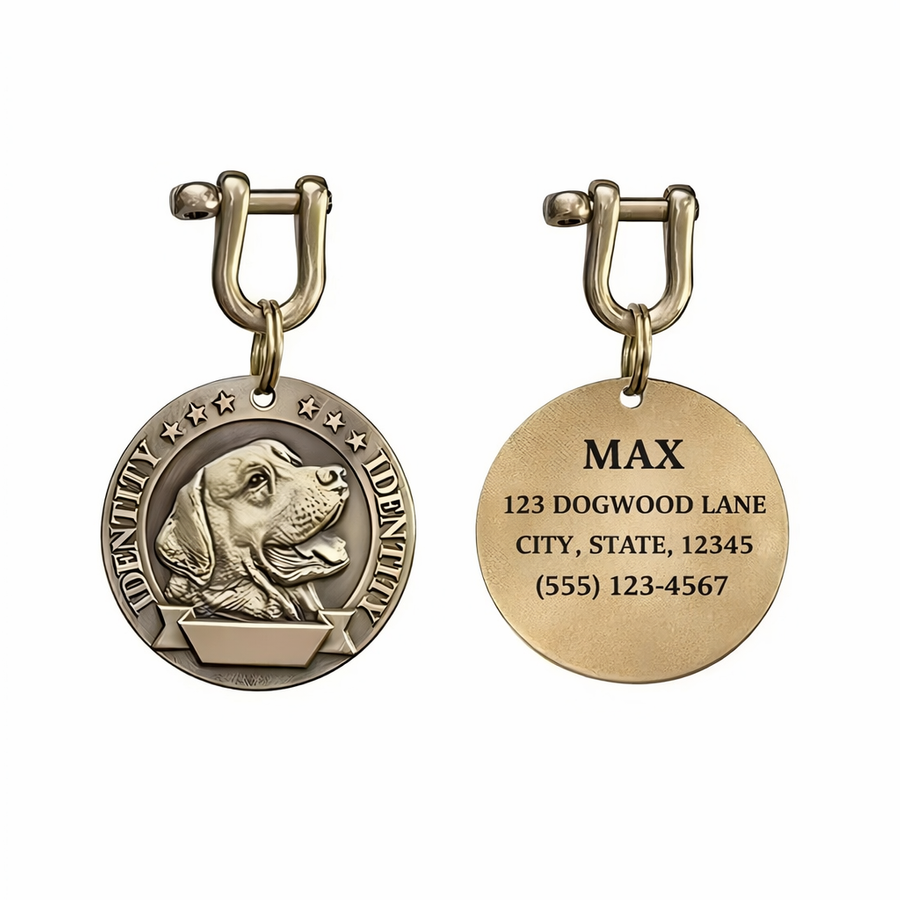 Copper Dog Tags - Custom T-Shirt Today