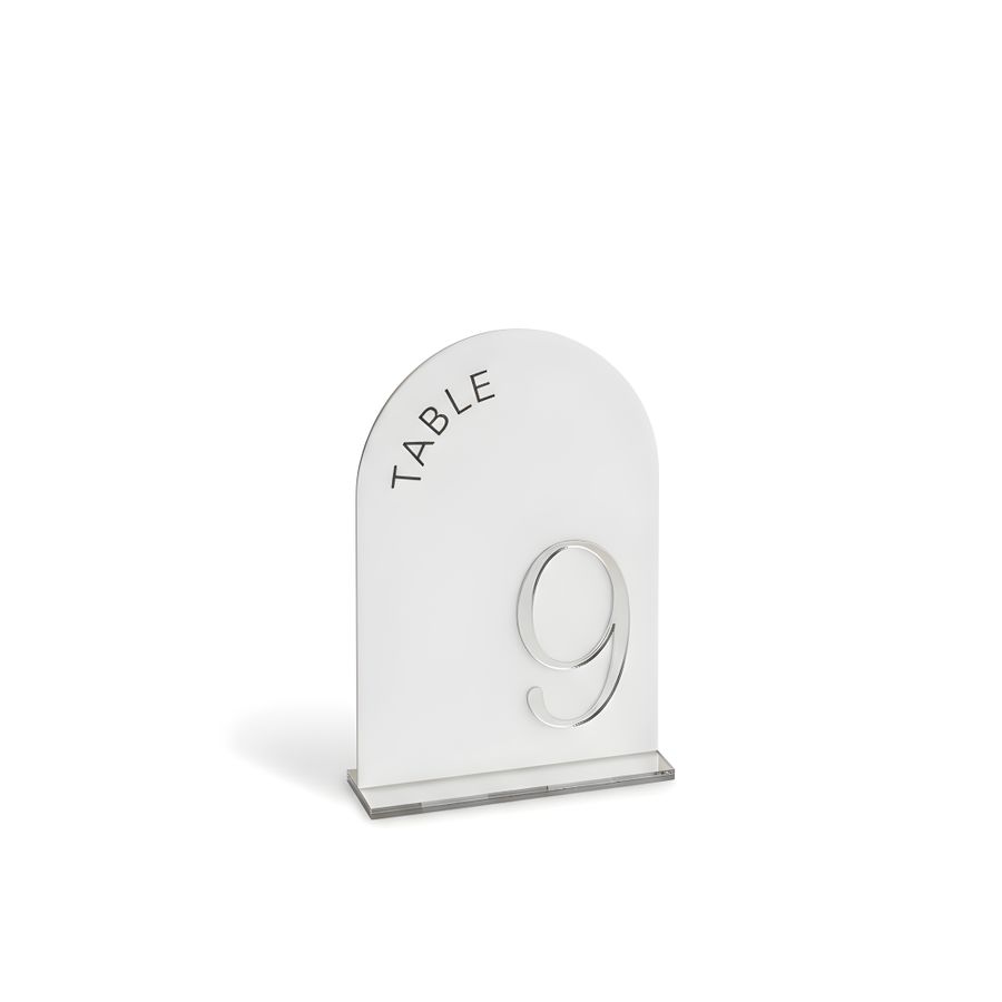 Metallic Table Numbers - Custom T-Shirt Today