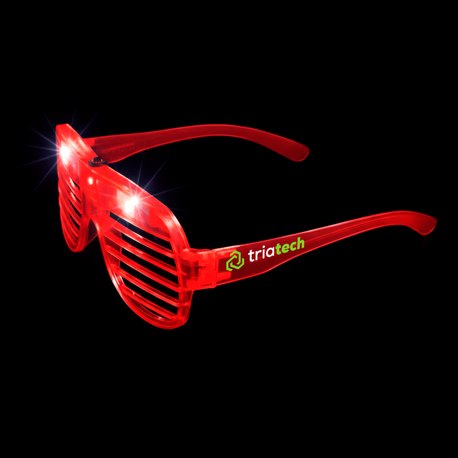 Light-Up LED Slotted Glasses - Custom T-Shirt Today