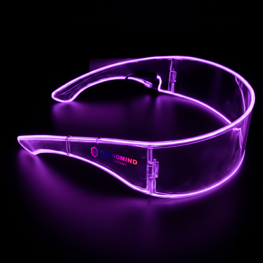 Light Up Cyber Glasses - Custom T-Shirt Today