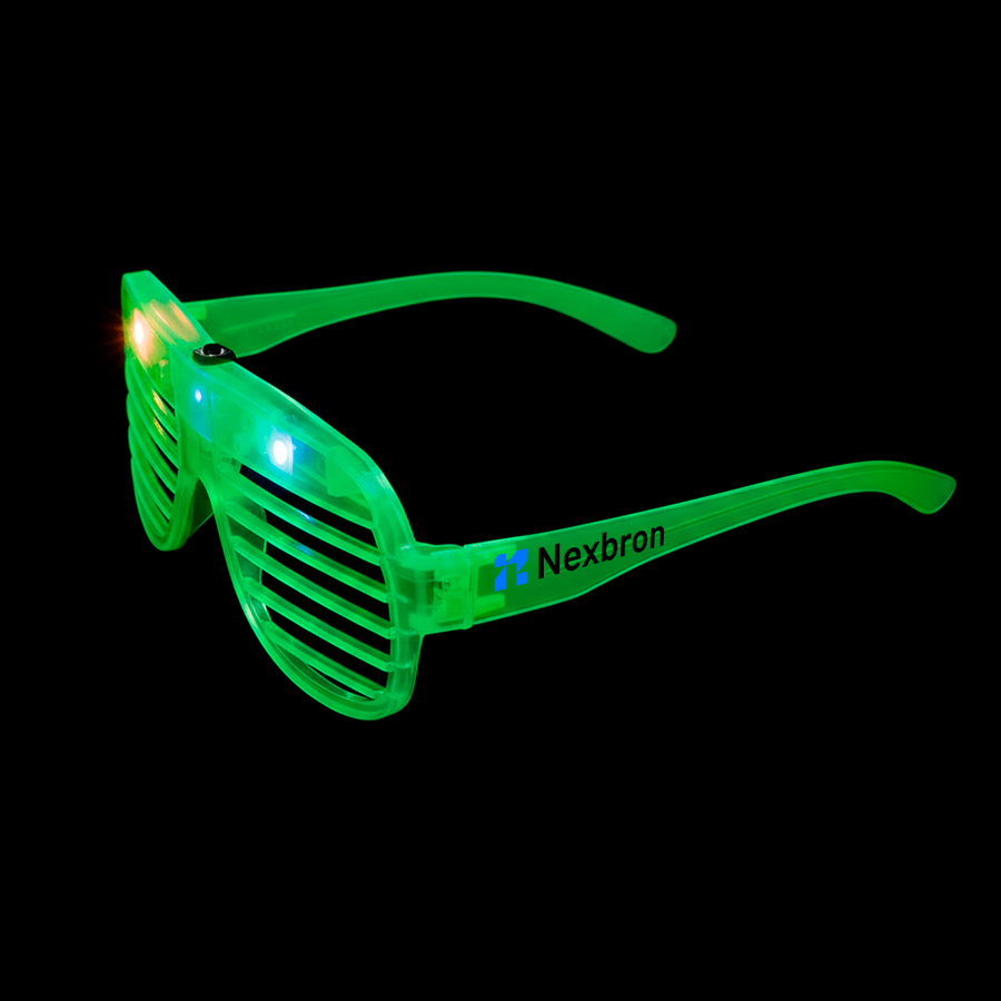Light-Up LED Slotted Glasses - Custom T-Shirt Today