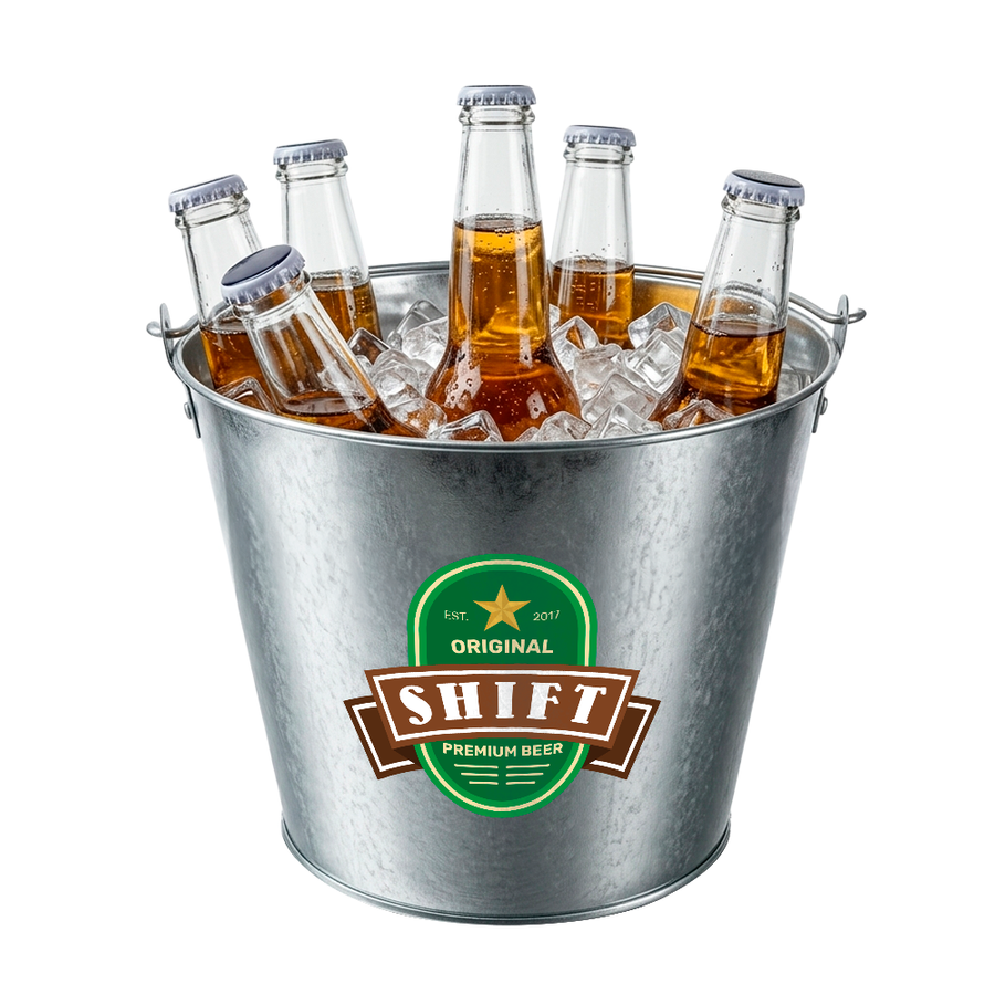 Tinplate Beer Buckets & Opener Combo - Custom T-Shirt Today