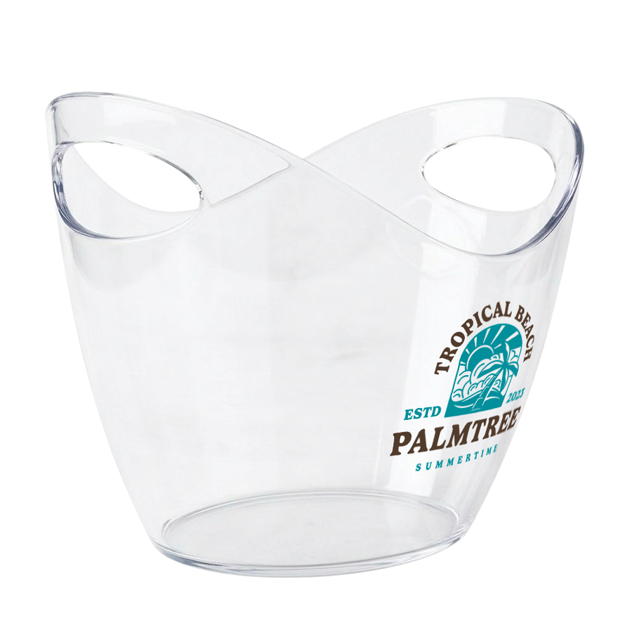Curved Dual-Handle Drink Buckets - Custom T-Shirt Today