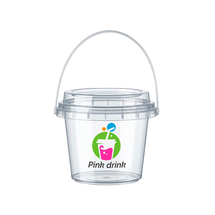 Premium Transparent Drink Buckets - Custom T-Shirt Today