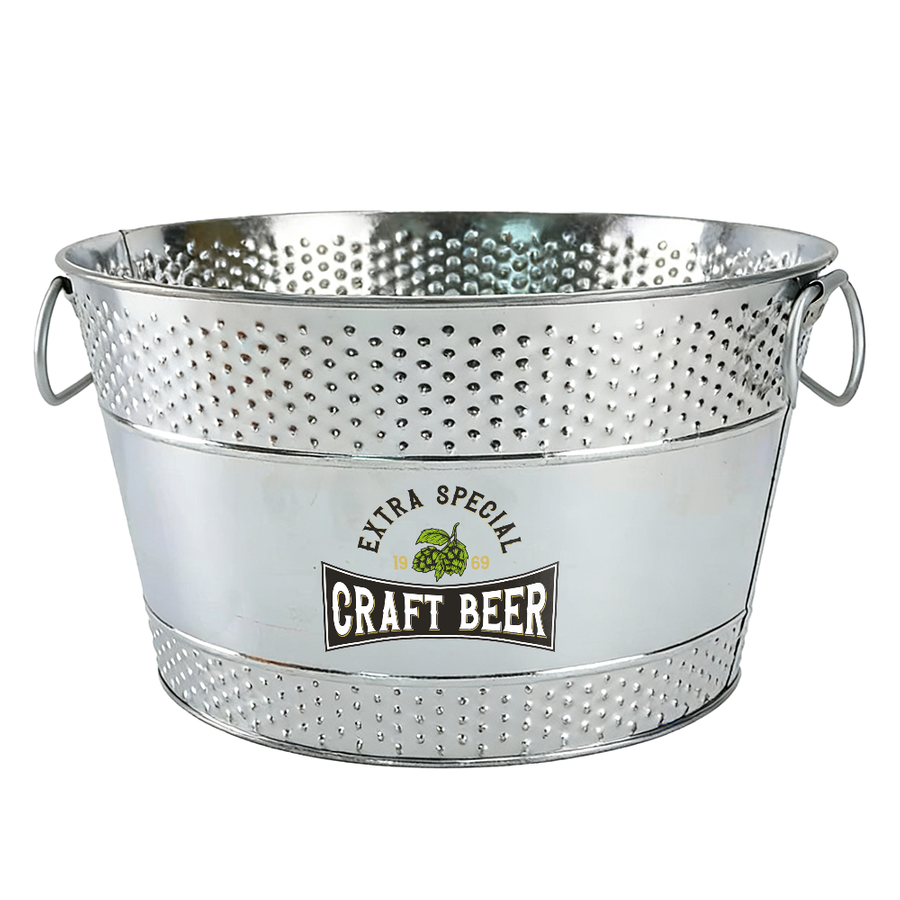 Galvanized Beverage & Ice Buckets - Custom T-Shirt Today