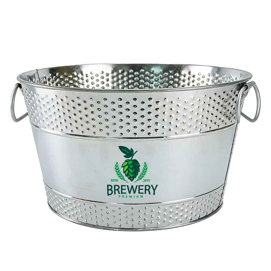 Galvanized Beverage & Ice Buckets - Custom T-Shirt Today