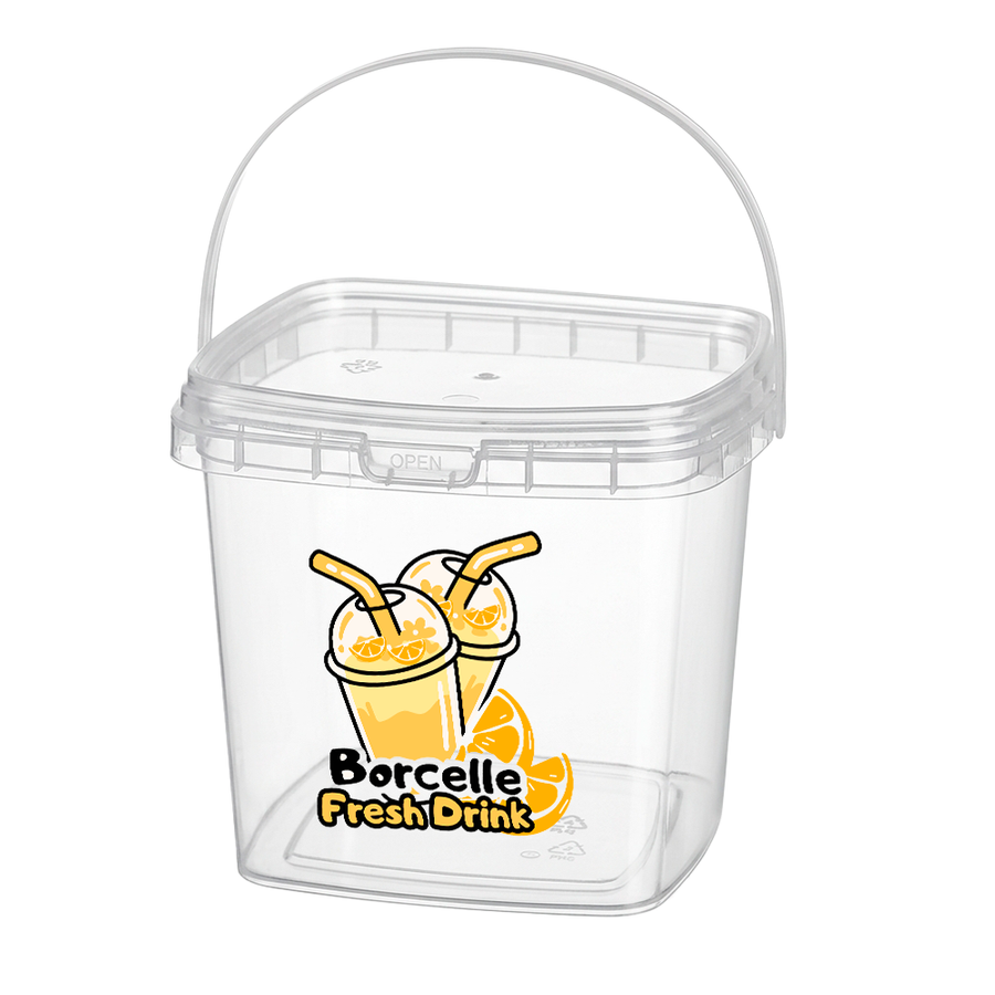 Square Transparent Drink Buckets - Custom T-Shirt Today