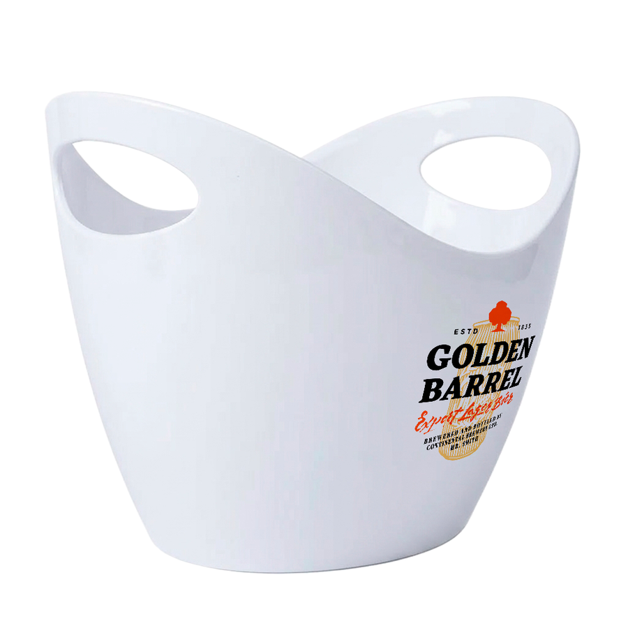 Curved Dual-Handle Drink Buckets - Custom T-Shirt Today