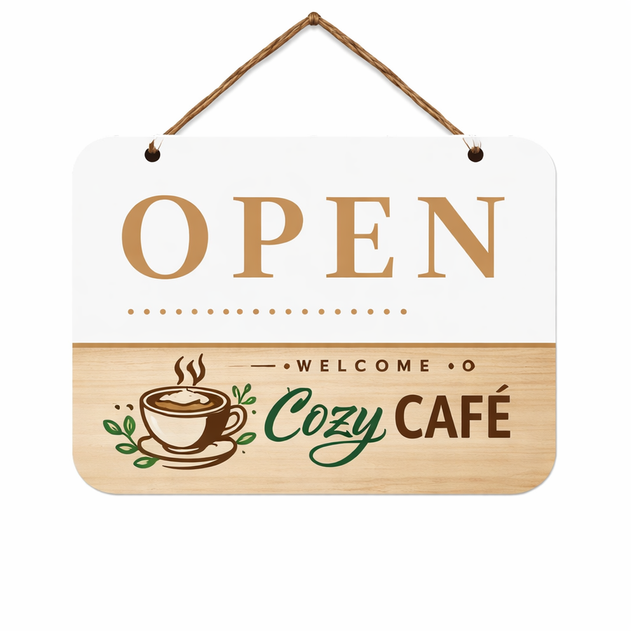 Plastic Hanging Door Signs - Custom T-Shirt Today