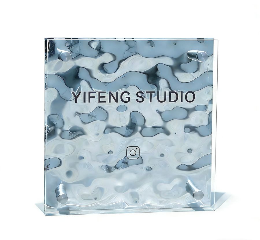 Ripple Texture Acrylic Door Signs - Custom T-Shirt Today